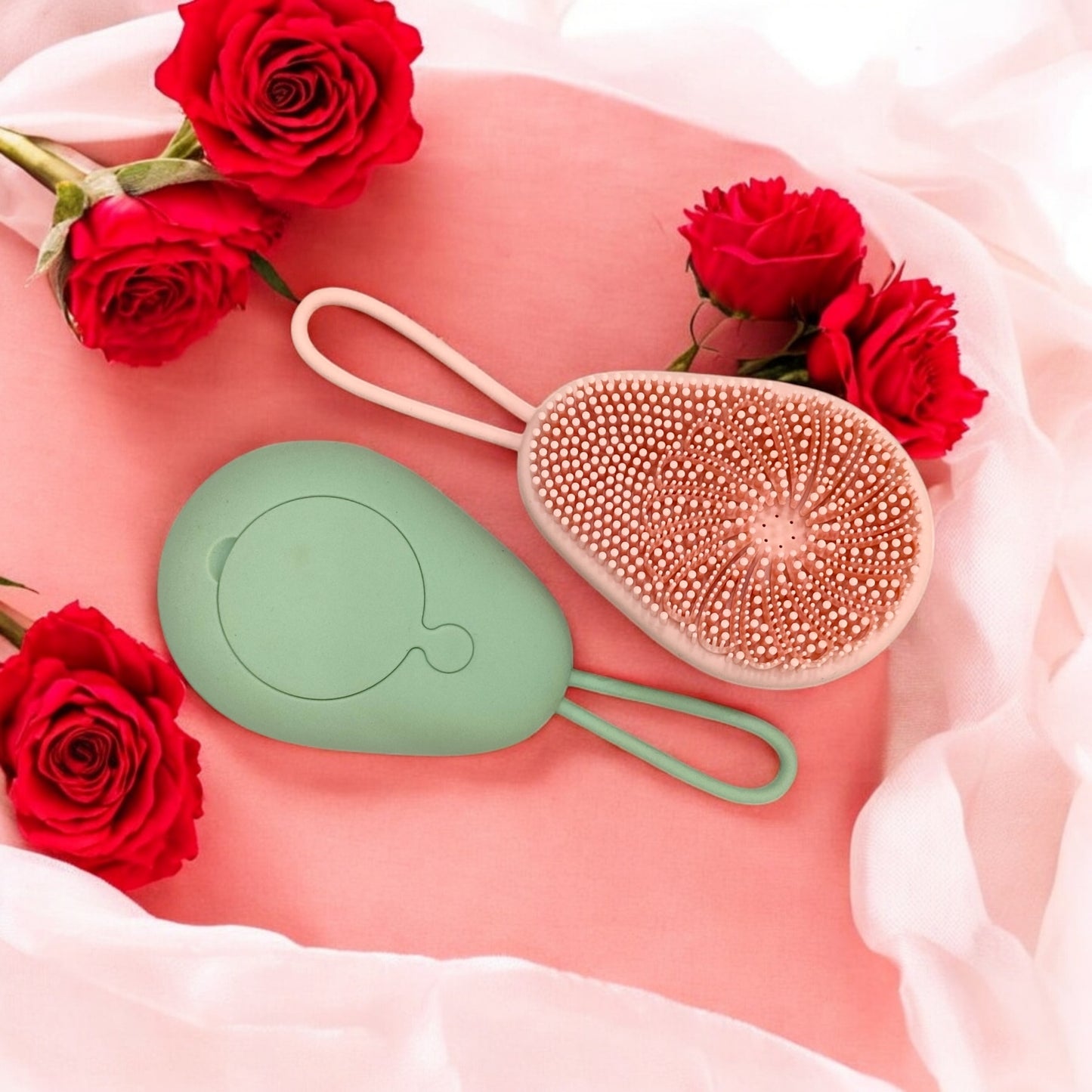 Bath Refill Massager & Brush