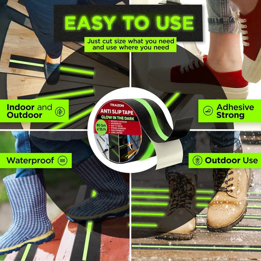 Non-Slip Stairs tape, Anti-Slip Stair Tape (5CM x 5M)