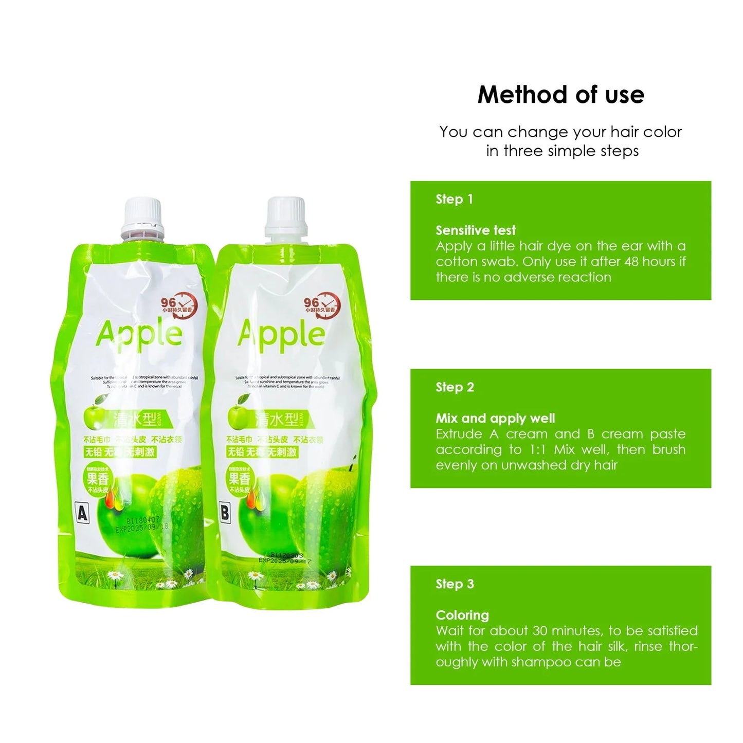 Apple Hair Color Original 1000ml