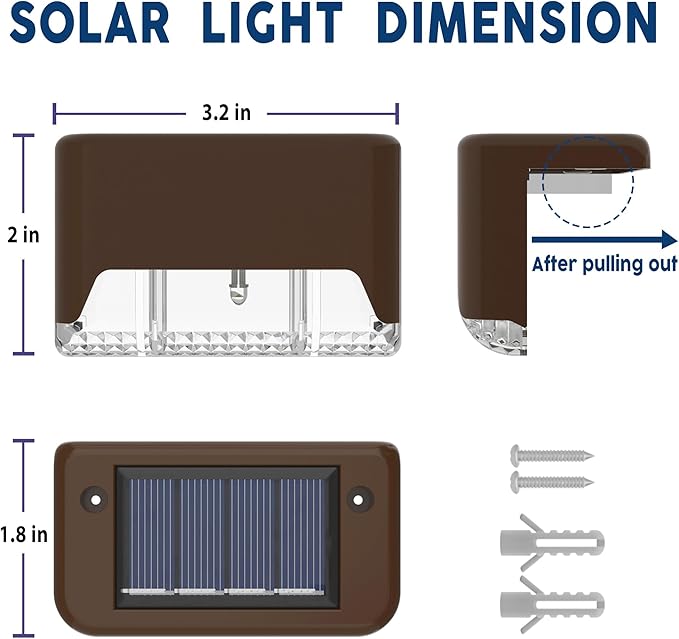 Solar Deck Lights (Pack of 4)