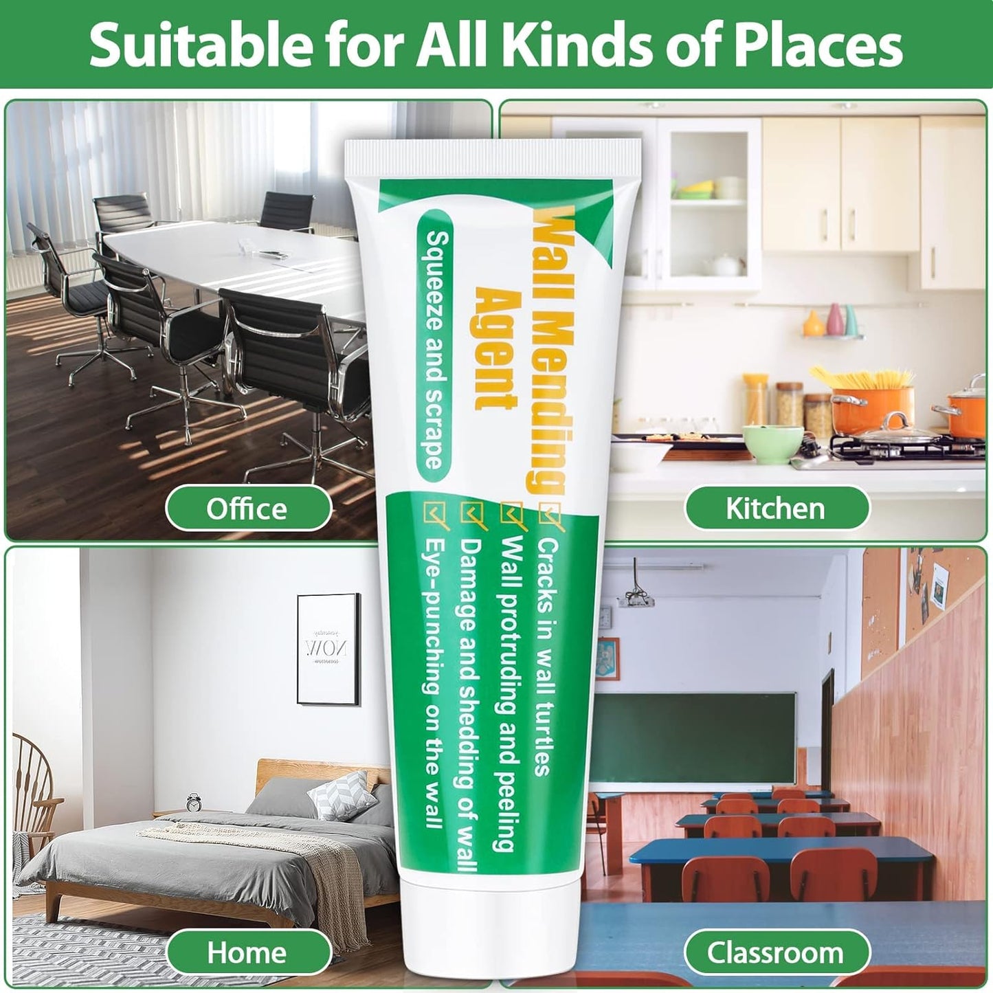 Wall Repair Agent Tile Gap Filler (2 in 1 solution)