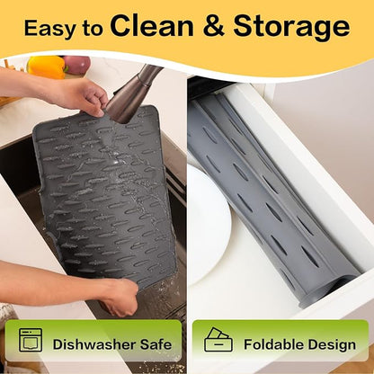 Silicone Dish Drying Mat (Imported Big Size)