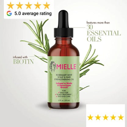 Mielle Rosemary Mint Scalp & Hair Strengthening Oil