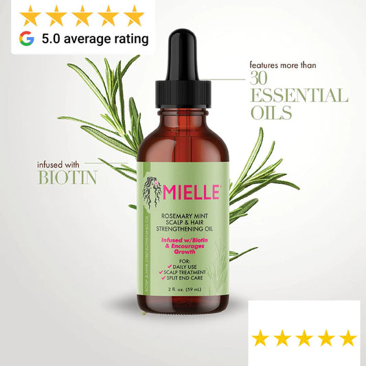 Mielle Rosemary Mint Scalp & Hair Strengthening Oil
