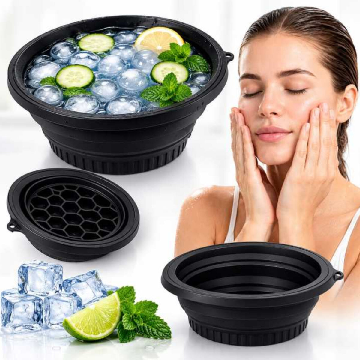 Imported Ice Facial Bowl-Facial Cold Plunge