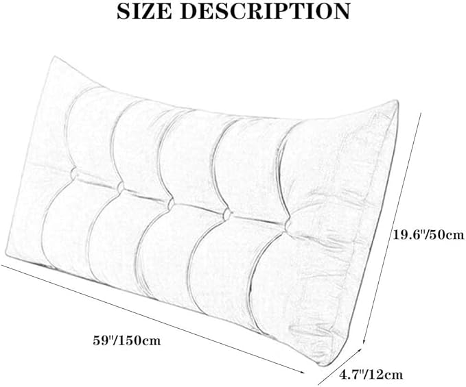 Bed Backrest Leaning Pillow
