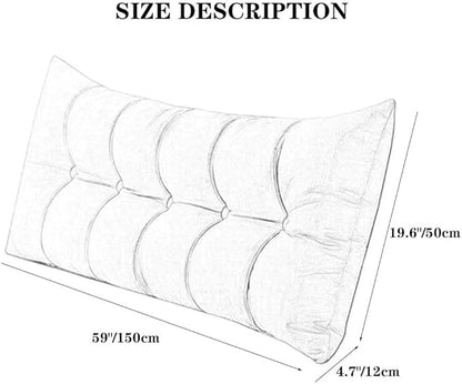 Bed Backrest Leaning Pillow