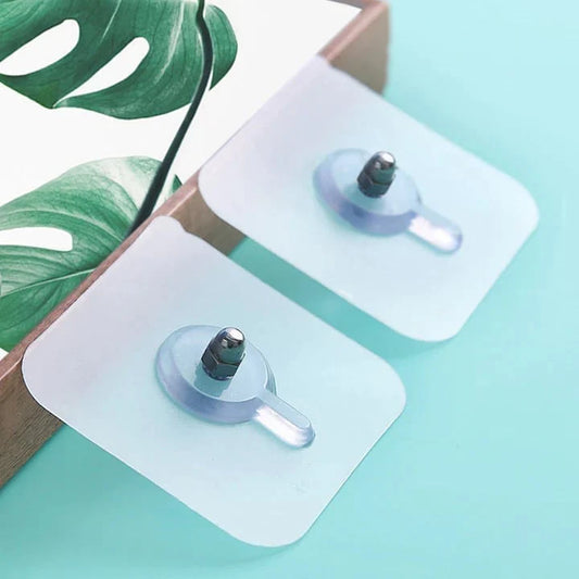Punch Free & Drill Free Wall Hooks Screw Stickers