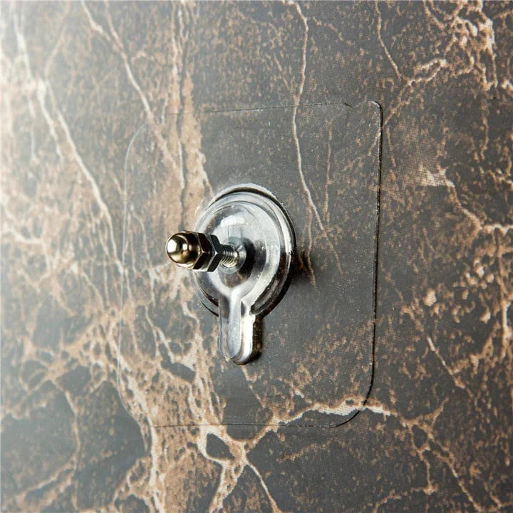 Punch Free & Drill Free Wall Hooks Screw Stickers
