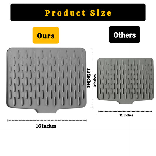 Silicone Dish Drying Mat (Imported + Big Size)